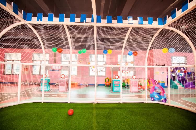 indoor playground football